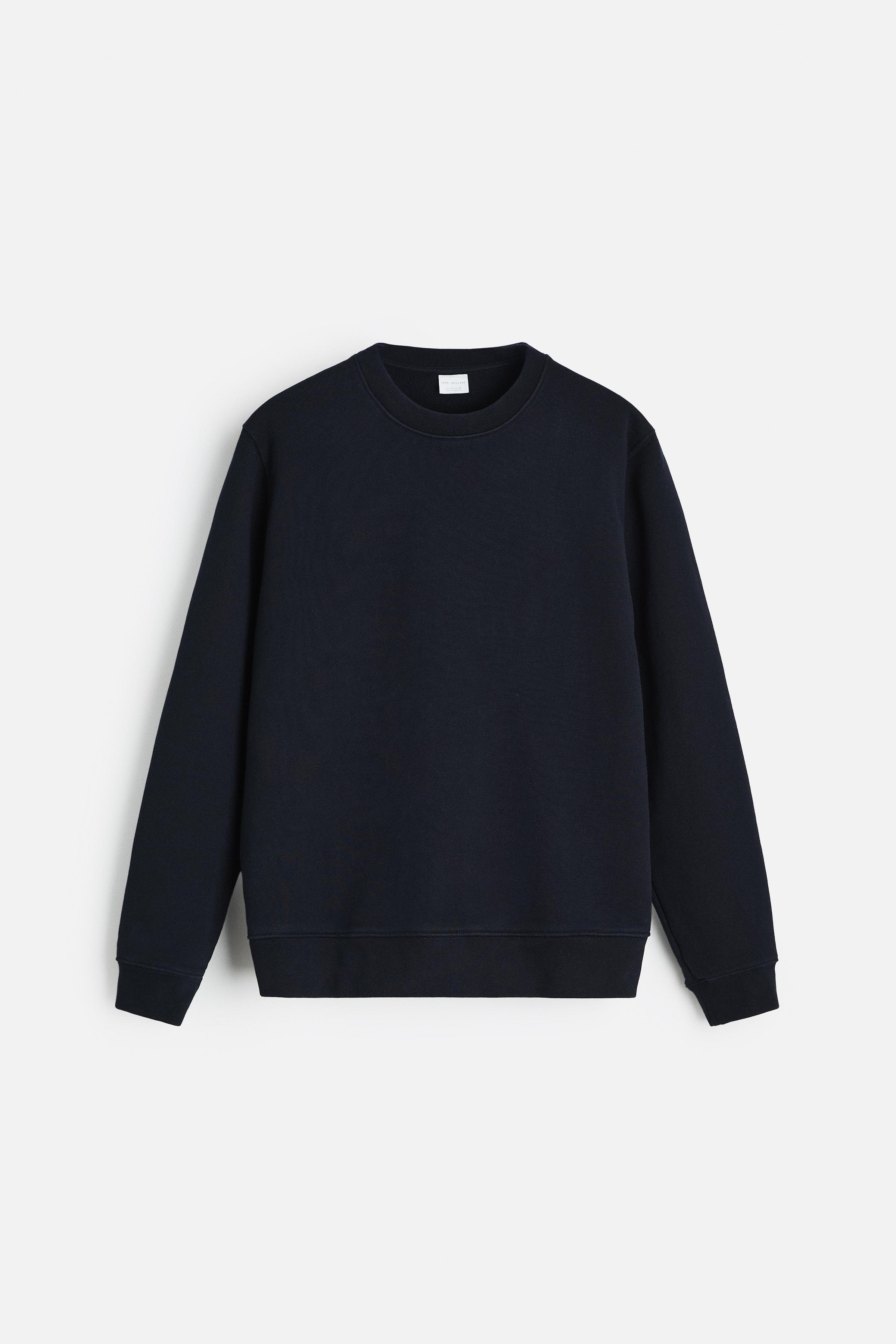 Black zara hoodie online