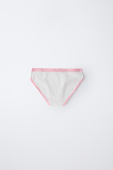 6-14 ANS/ LOT DE SIX CULOTTES CONTRASTE - Multicolore de Zara - Image 3