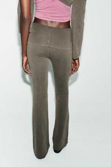 BRATZ® FLARE TROUSERS - Dark brown by Zara - Image 4