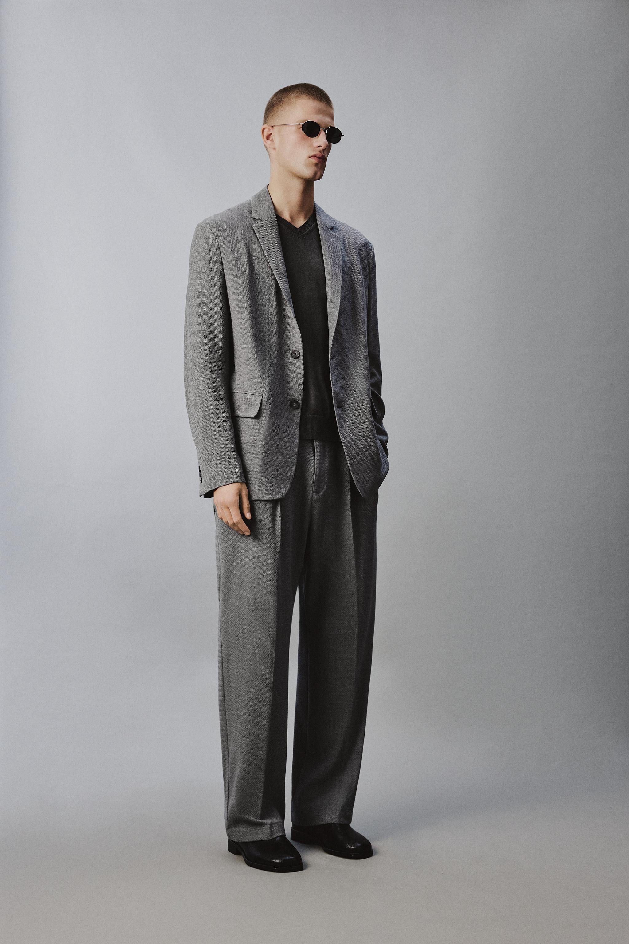 ブレザー (グレー・灰色) | メンズ | ZARA 日本