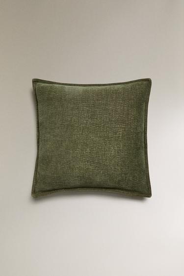 FUNDA COJÍN TEXTURA - Verde de Zara