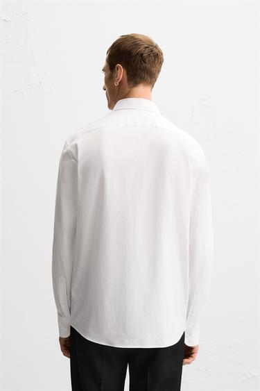 TEXTURED REGULAR FIT SHIRT - White by Zara - Image 2