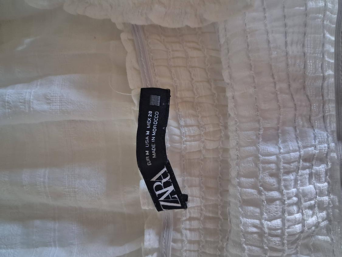 MIDI DRESS WITH SHIRRED WAIST - Image 3