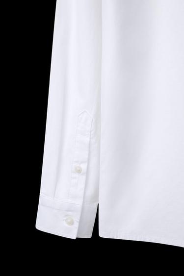 PLAIN DRESS SHIRT - White by Zara