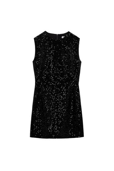 SHORT SEQUIN DRESS