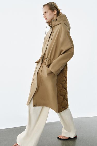 PARKA COMBINÉE ZW COLLECTION - Beige de Zara - Image 5