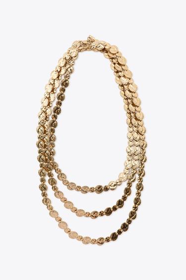 COIN NECKLACE - Golden by Zara