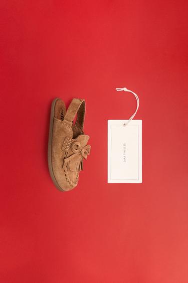 BAREFOOT LEATHER CLOGS - Brown by Zara - Image 8