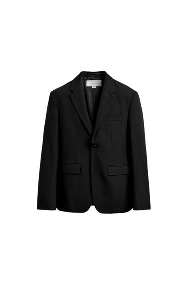 WOOL SUIT BLAZER - Black by Zara