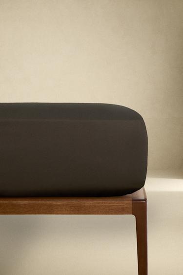 SATEEN FITTED SHEET | 40 CM HIGH (300 THREAD COUNT) - Ash by Zara - Image 0