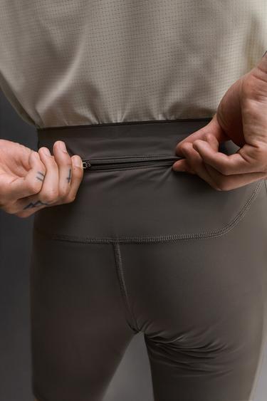 COLLANT COURT RUNNING - Gris foncé de Zara - Image 4