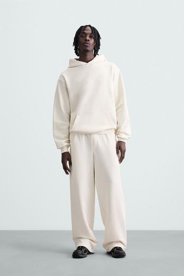 BASIC HOODIE - Oyster-white by Zara - Image 0
