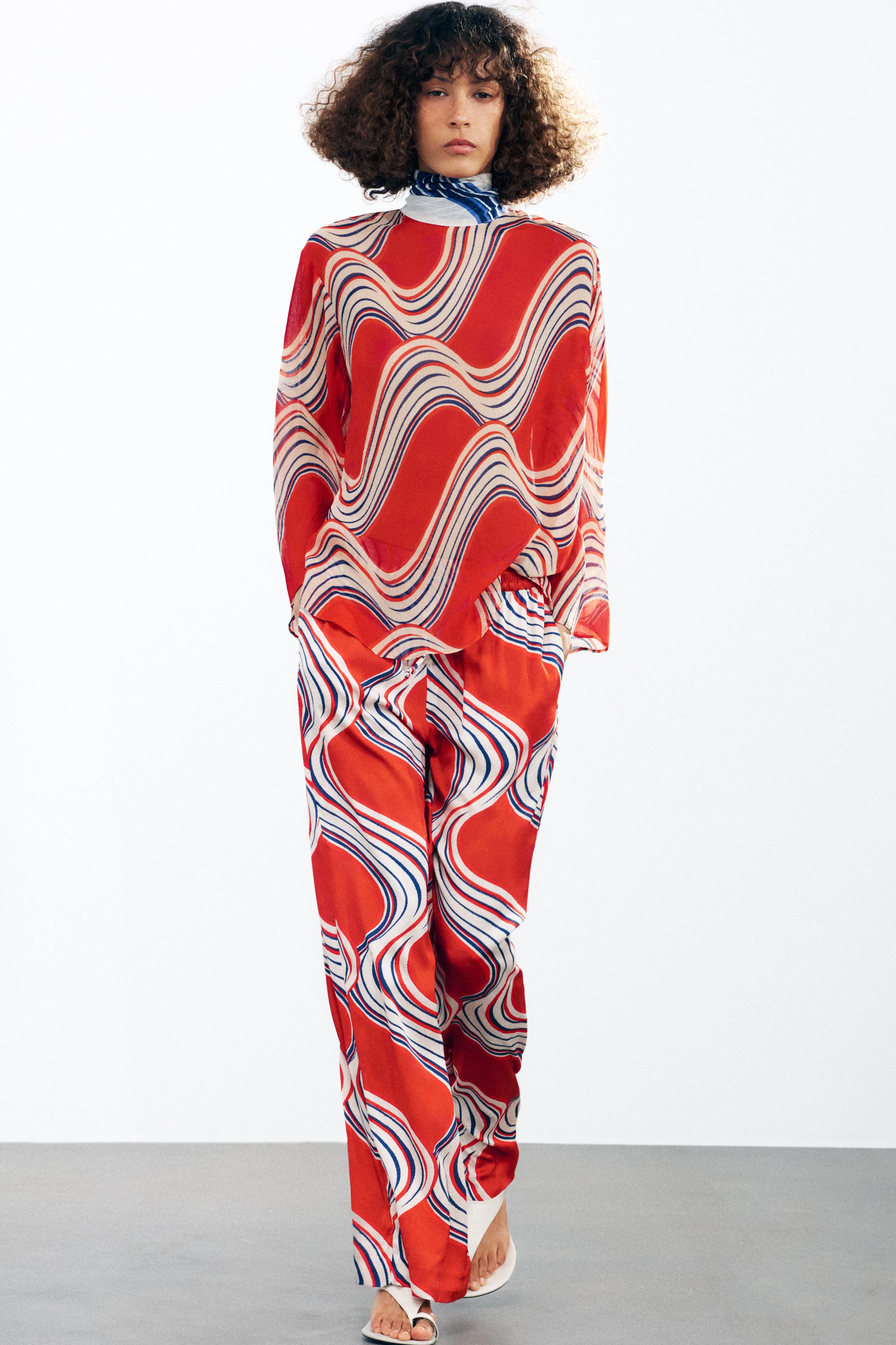 レビュー高評価のおせち贈り物 PAJAMA PRINTED COLLECTION ZW PANTS ZARA | Multicolored - パンツ