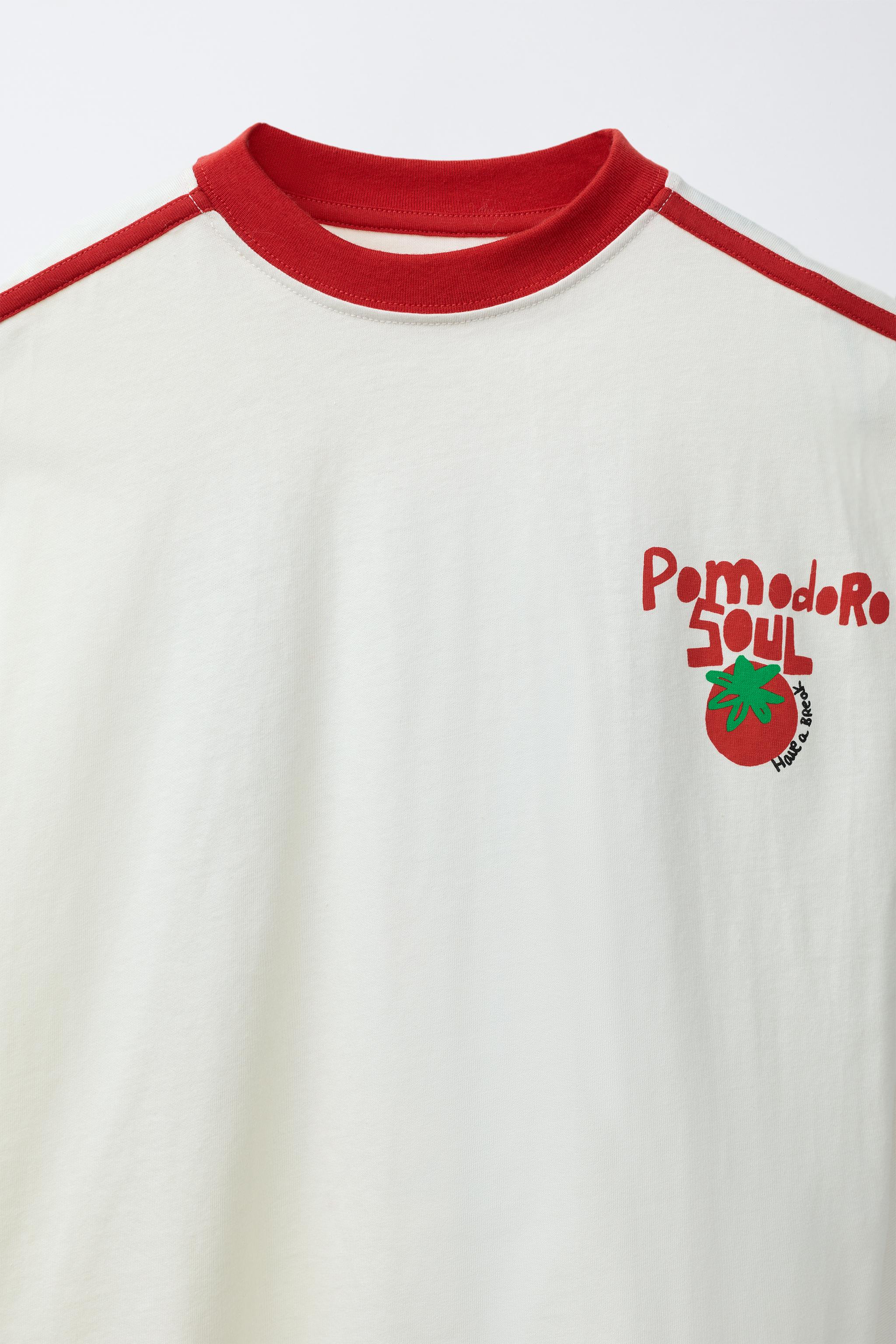 T-SHIRT IMPRIMÉ TOMATES