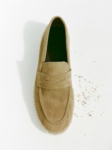 Zara Penny strap espadrilles - Earth Brown - Image 0