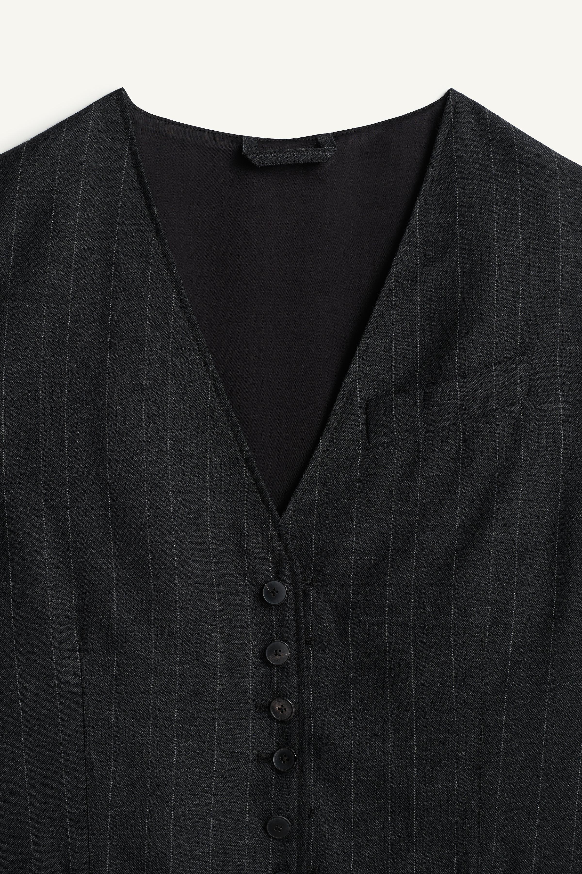 REVERSIBLE PINSTRIPE VEST