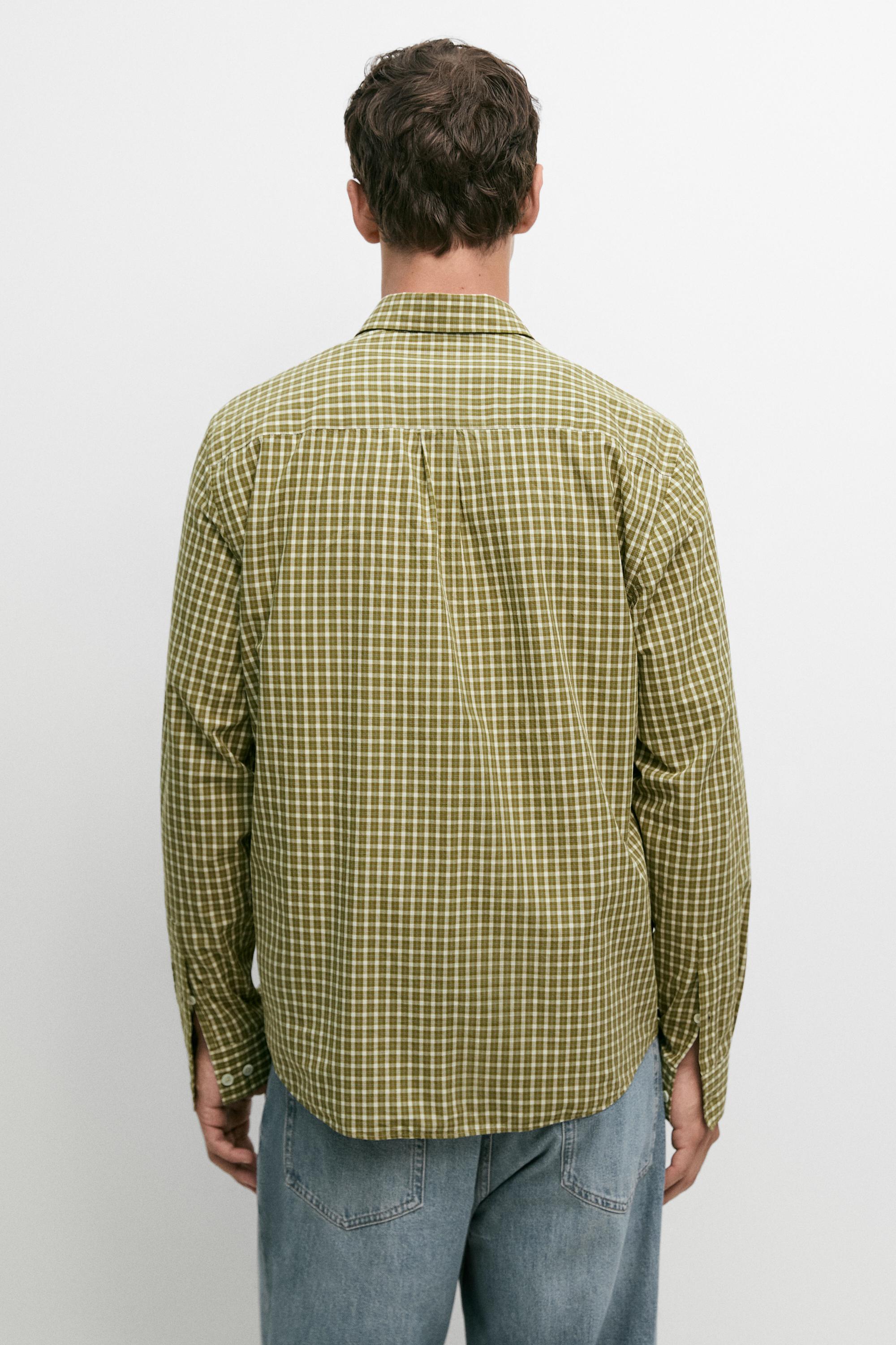 100% cotton regular fit check shirt