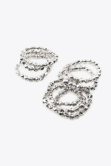 LOT DE BRACELETS À PIÈCES - Argent de Zara - Image 3
