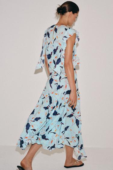ROBE IMPRIMÉE ZW COLLECTION - Multicolore de Zara - Image 5