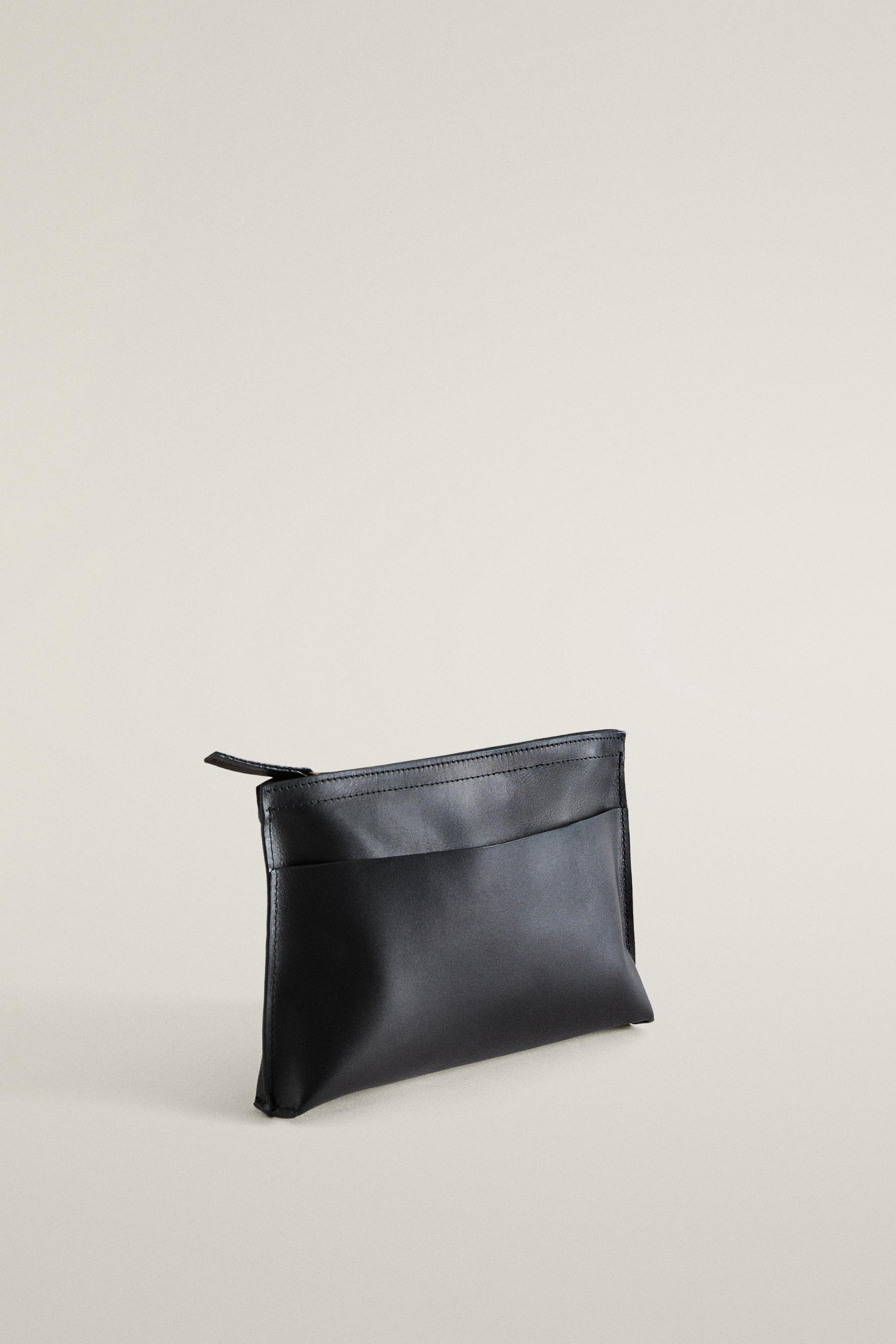 NAPA LEATHER MAKEUP BAG CLUTCH