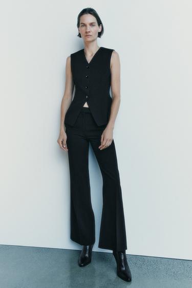 ZW COLLECTION FLARED TROUSERS - Black by Zara - Image 0