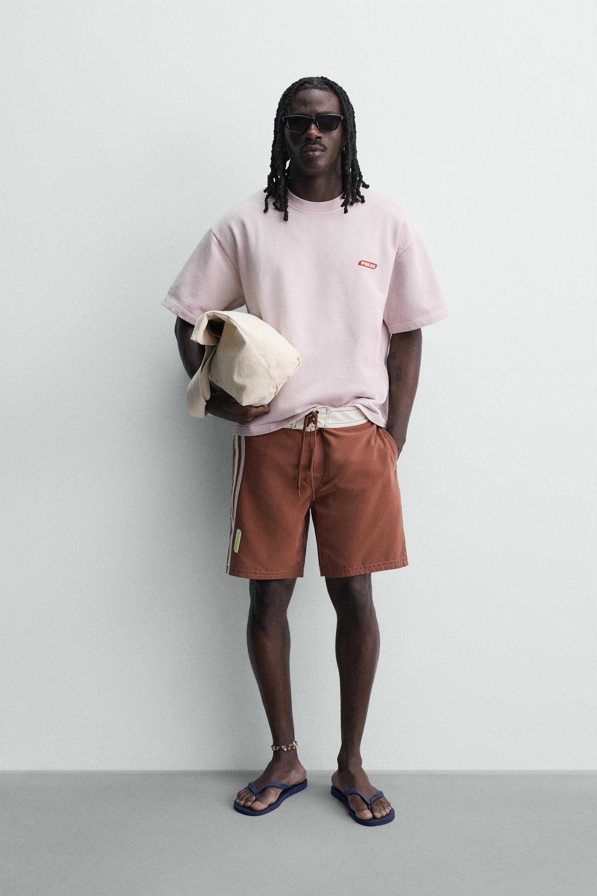 Купальник PUKAS SURF для мужчин, в полоску — Zara