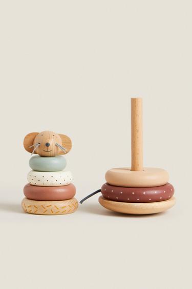 CHILDREN'S TOY MOUSE BLOCKS - Multicoloured by Zara