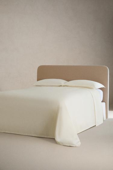 EMBROIDERED DUVET COVER - Ecru by Zara - Image 1