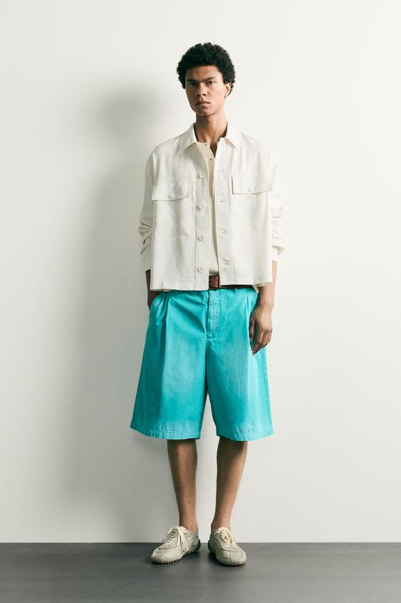 SOBRECAMISA FLUIDA RELAXED FIT - Blanco roto de Zara - Imagen 0
