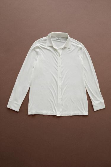 Fluid shirt - STUDIO — Ecru 1