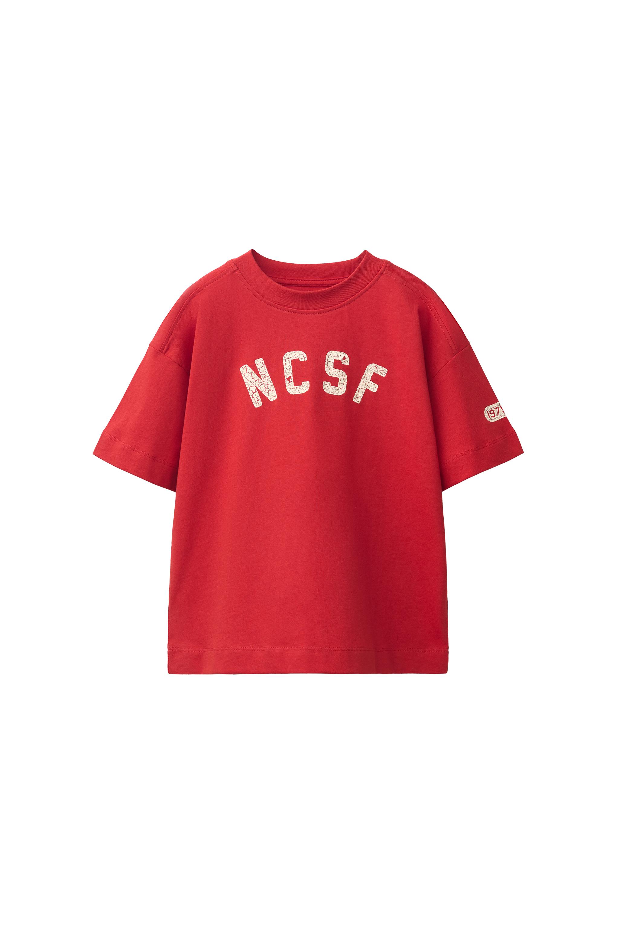 JOGGING T-SHIRT - Red | ZARA United States
