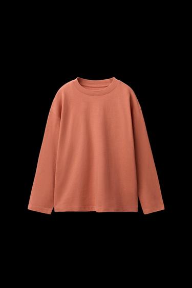 BASIC-T-SHIRT MITTELSCHWER - Lachsfarben von Zara - Bild 0