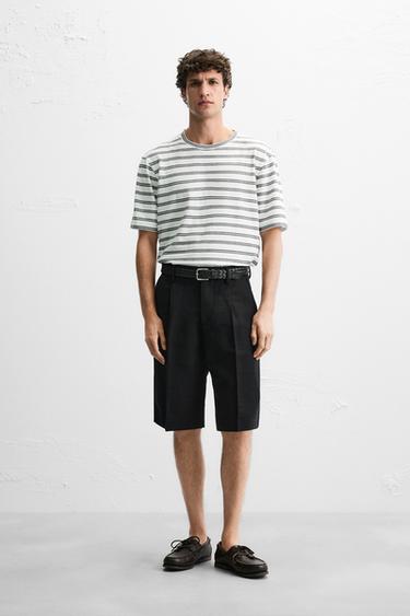 STRIPED T-SHIRT - striped by Zara - Image 0