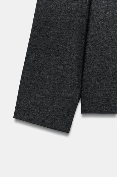 SOFT TOP WITH DRAPED BACK - Dark grey marl by Zara - Image 6