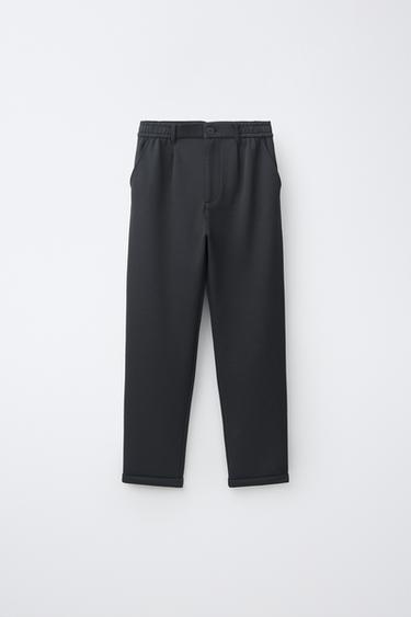 БРЮКИ COMFORT RELAXED FIT — МЯГКИЙ СЕРЫЙ от Zara