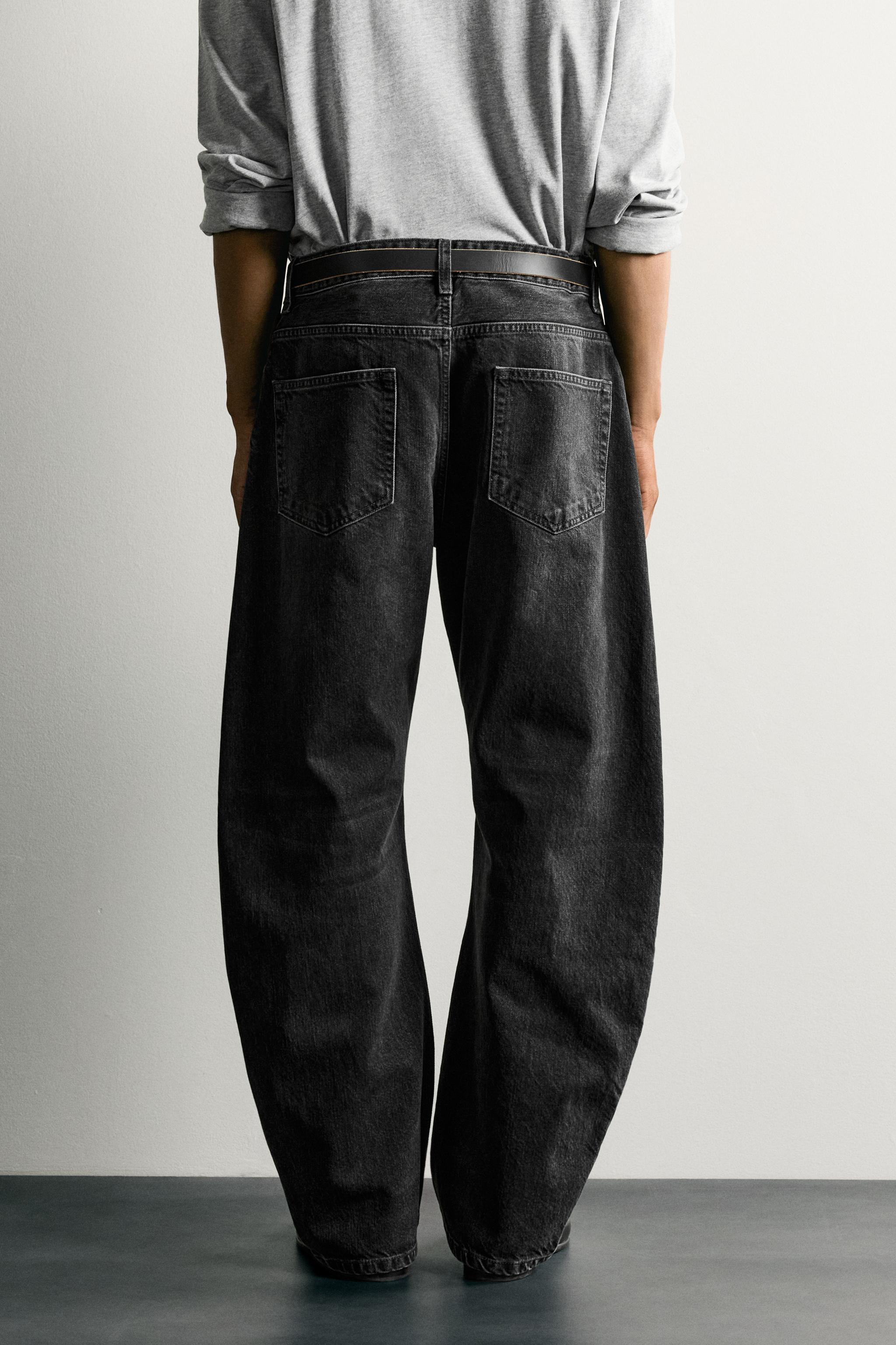 STRAIGHT BARREL FIT JEANS