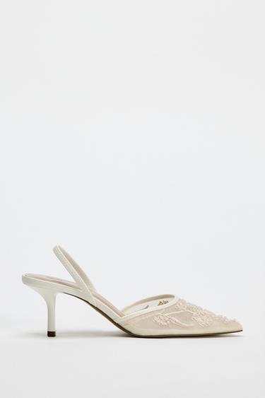 DESTALONADO MESH BORDADOS - Blanco de Zara