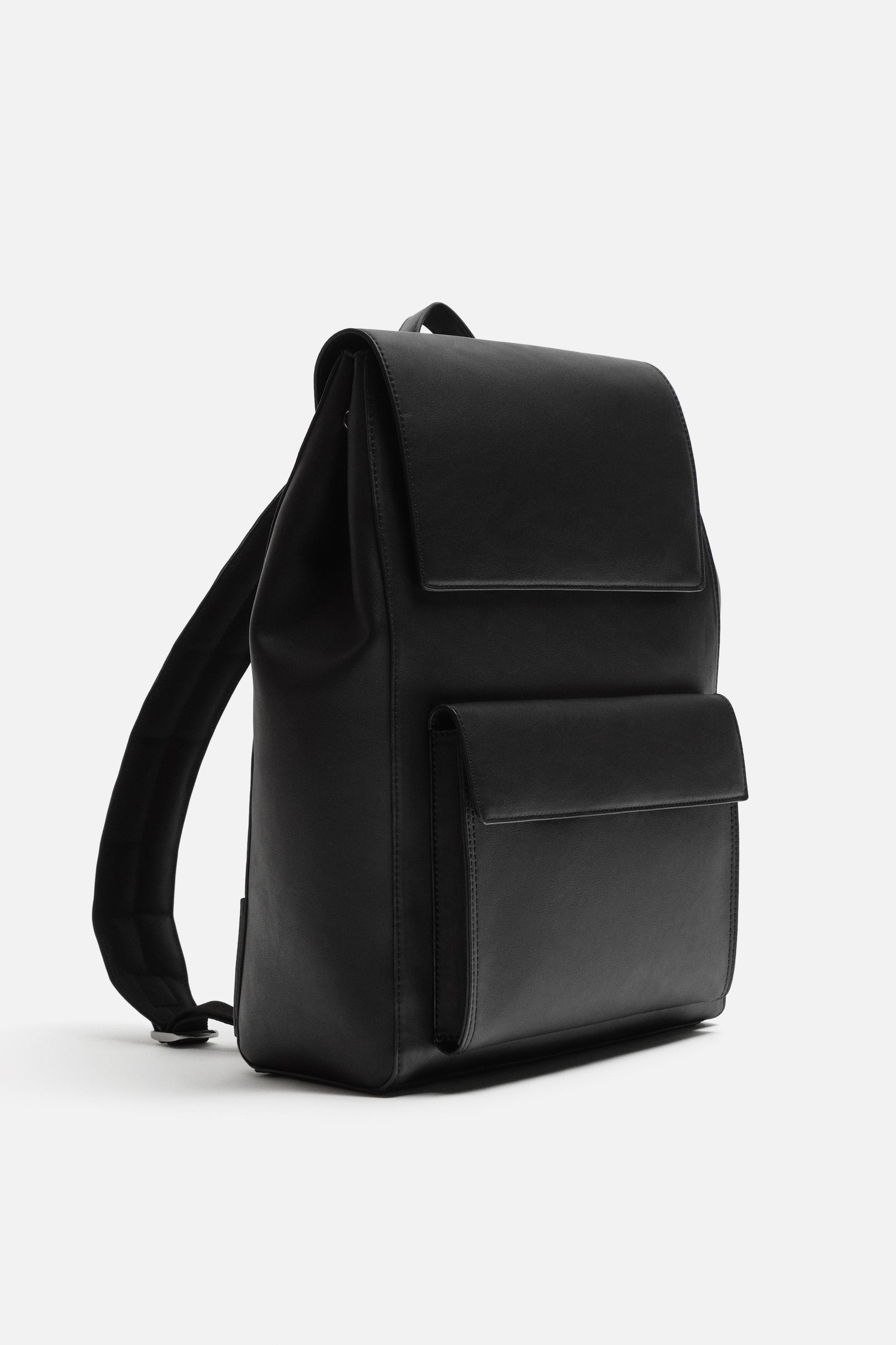 Zara Backpack With Foldover Flap 800 Men