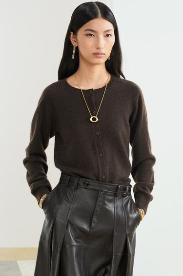 COLLIER CHAÎNE OVALE - Doré de Zara