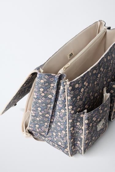 FLORAL SCHOOL SATCHEL - Blue by Zara - Image 3