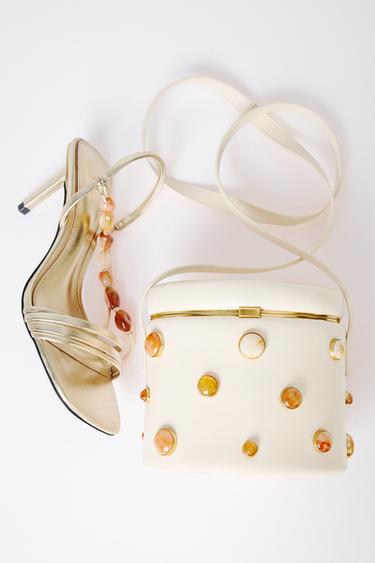 حقيبة كروس بودي صلبة - خَام الخاص بـ Zara