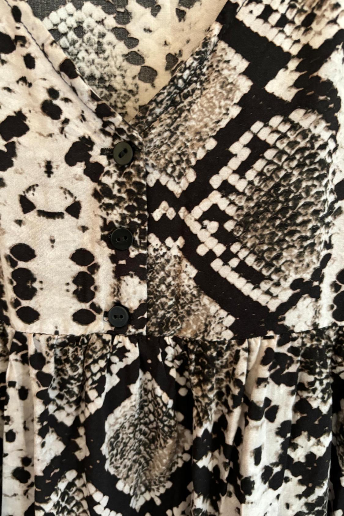 SNAKE PRINT DRESS - Image 3