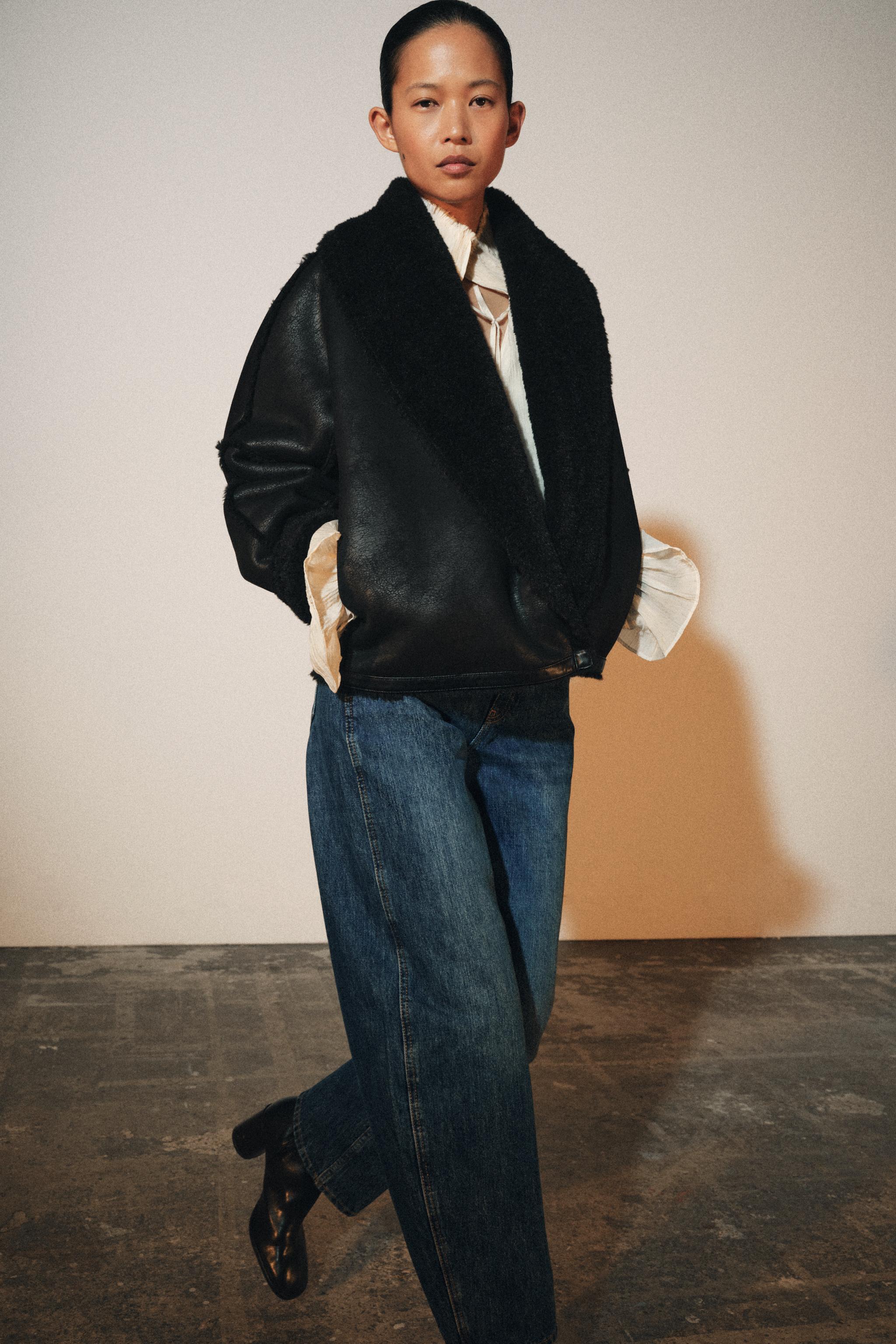 ZW COLLECTION FAUX FUR JACKET