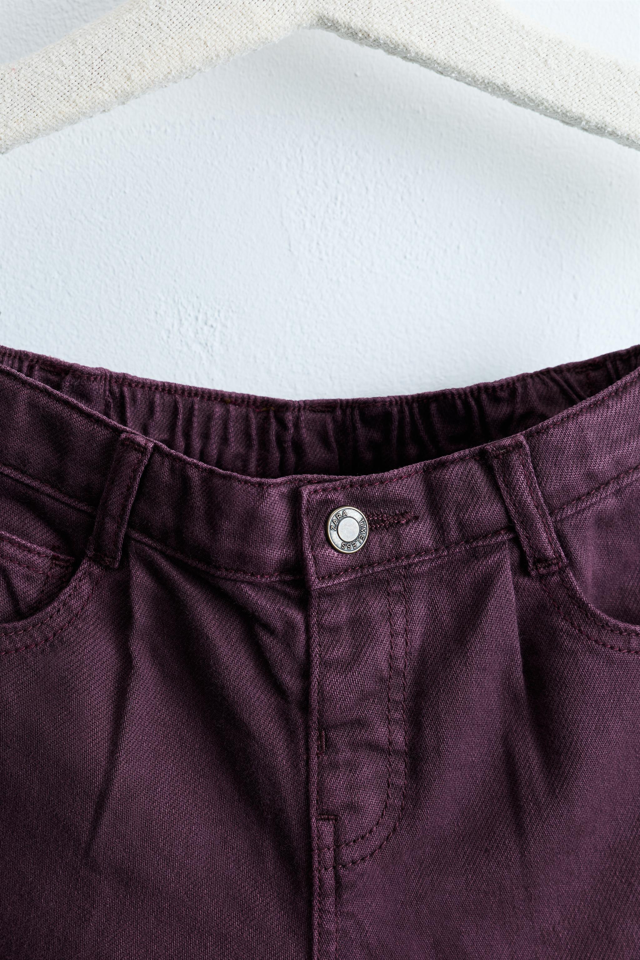 ZARA TIMELESS - PANTALON LARGE EN SERGÉ