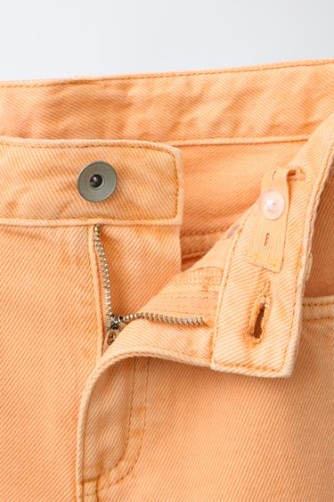BERMUDA LONGUE EN DENIM - Orange de Zara - Image 2