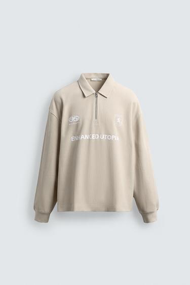 POLO ESTRUCTURA CANALÉ - Crudo de Zara