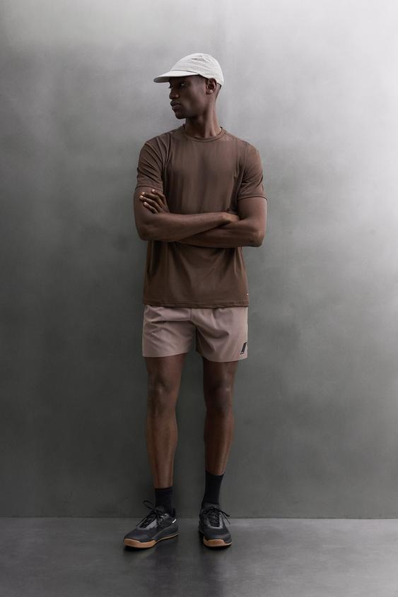 TECHNICAL TRAINING T-SHIRT - Brown by Zara - Image 0