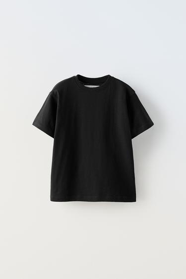 2-PACK OF PLAIN SLUB KNIT T-SHIRTS - Black by Zara - Image 5