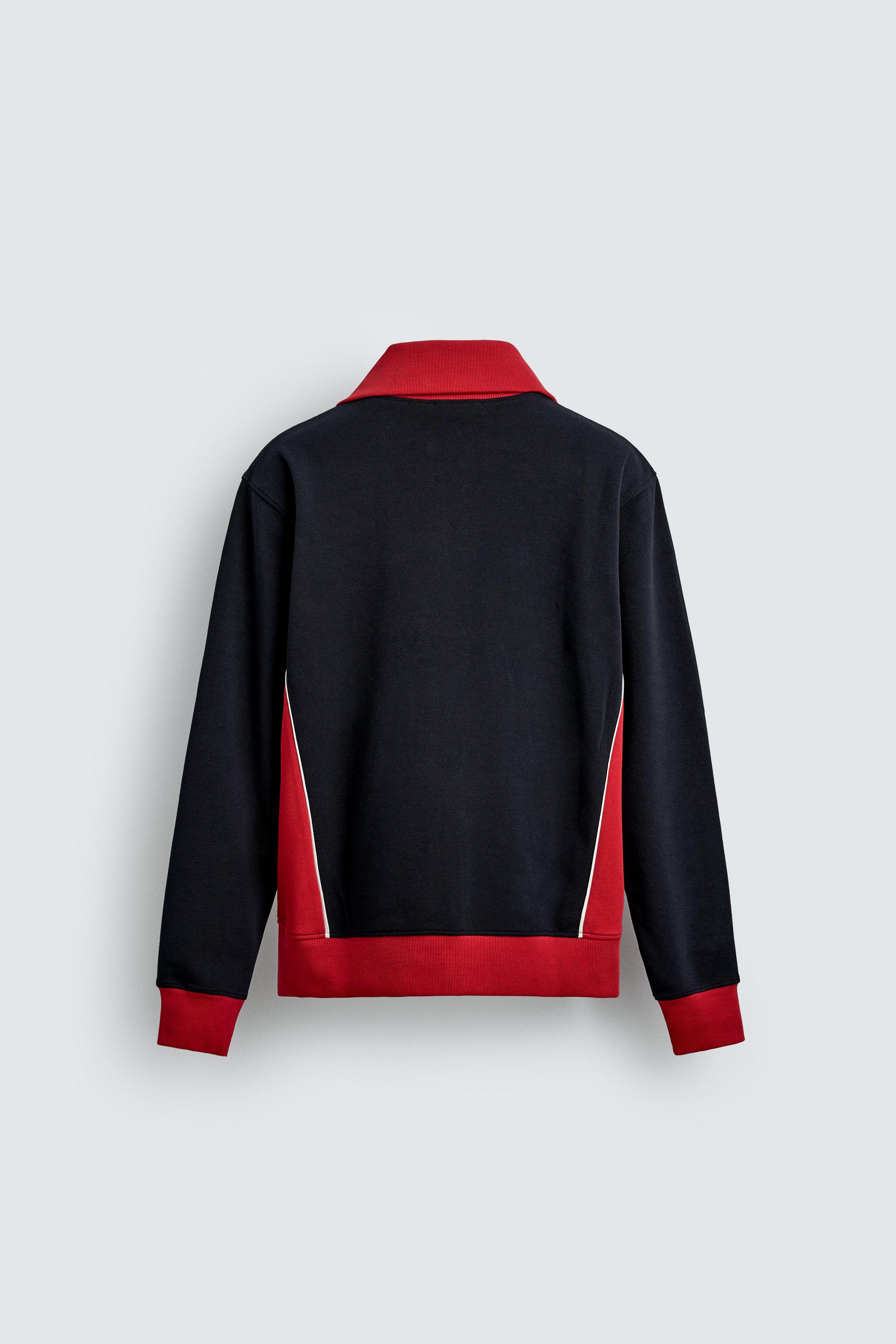 RETRO COLORBLOCK JACKET - Navy blue | ZARA United States