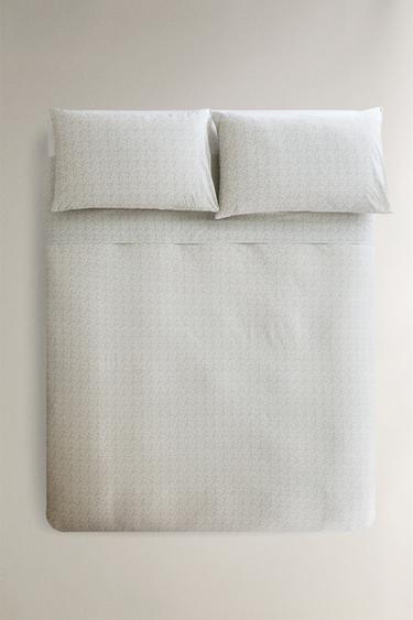 FLORAL PRINT DUVET COVER - Sea green by Zara - Image 4
